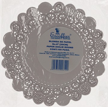 Blonda redonda No. 8 Normandy Bolsa de 100 piezas