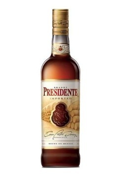 Brandy Presidente Clasico Botella de 700 mL (IEPS inc.)