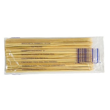 Brocheta de bambu de 20 cm Paquete de 100 piezas