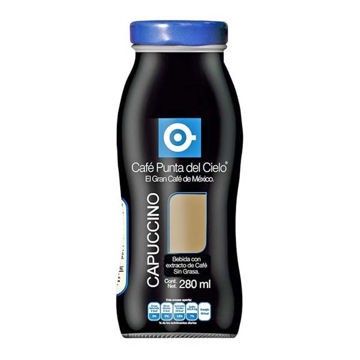 Cafe capuccino Punta del Cielo 12 frascos de 280 ml