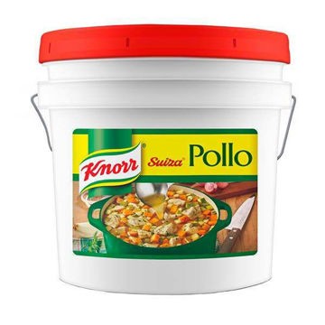 Caldo de pollo Knorr Suiza Cubeta de 13 Kg