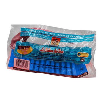 Cepillo plancha de 16.5 cm color azul con asa para areas de produccion Palma de Oro