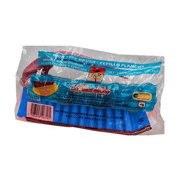 Cepillo plancha de 16.5 cm color verde con asa para areas exteriores Palma de Oro