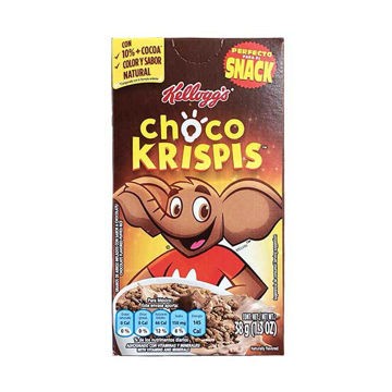 Cereal ChocoKrispis individual Kelloggs 50 cajitas de 40g (IEPS inc)CK