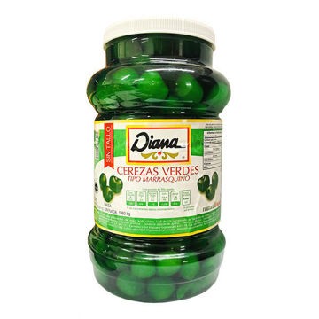 Cereza verde sin rabo Diana Galon de 3.5 Kg