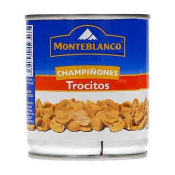 Champiñon en trocitos Monteblanco Lata de 2.83 Kg