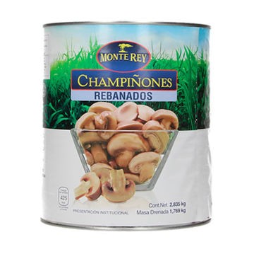 Champiñon rebanado Monte Rey Lata de 2.835 Kg