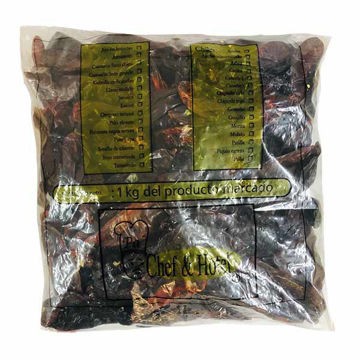 Chile Guajillo sin rabo Chef & Hotel Bolsa de 1 Kg