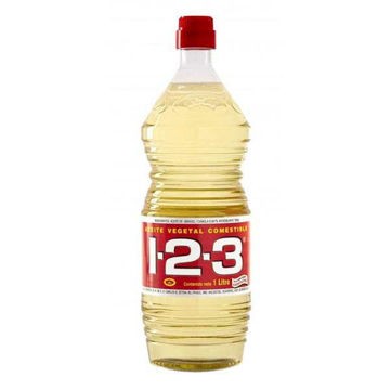 Aceite vegetal 123 12 Botellas de 1 L