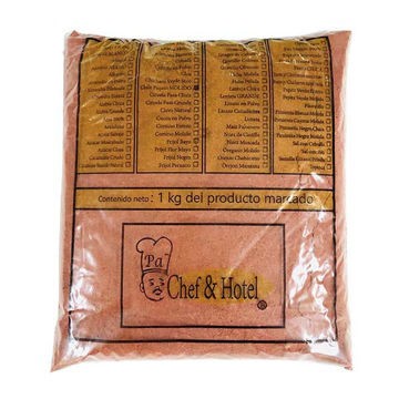 Chile Piquin con limon Molido Chef & Hotel Bolsa de 1 Kg
