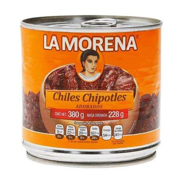 Chiles chipotles del Monte de 400gr