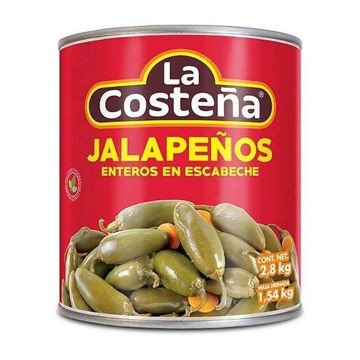 Chiles Jalapeños La Costeña Lata de 2.8 Kg