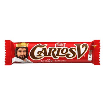 Chocolate Carlos V 16 tabletas de 20 g (IEPS inc.)