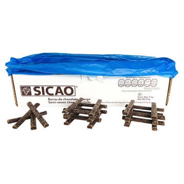 Chocolate en Barrita Sicao Paquete de 2 Kg aprox 377 piezas