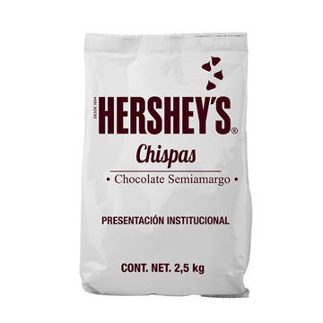 Chocolate en Chispas Semiamargo Mini-Kisses Hersheys 2.5 Kg (IEPS inc.)