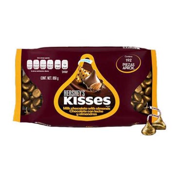 Chocolate kisses gotita almendrada Hershey´s Bolsa de 850 g (IEPS inc.)
