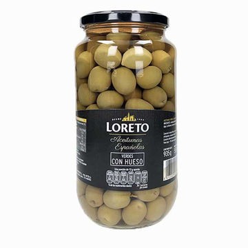 Aceituna Verde con Hueso LORETO Fco 1 Kg