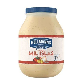 Aderezo Mil Islas Hellmanns Tarro galon de 3.7 L