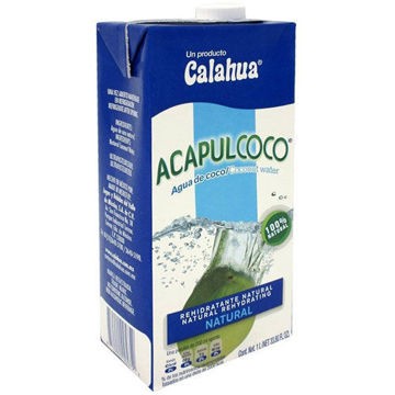 Agua Coco Acapulcoco Natural 12/1000 ml Calahua