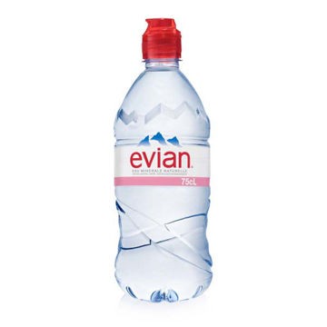 Agua Evian 12 Botellas de 750 mL