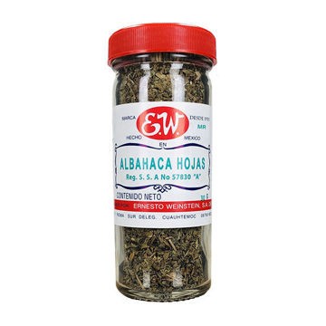 Albahaca hojas Ernesto Weinstein Frasco de 30 g