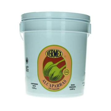 Alcaparras en vinagre Vermex Cubeta de 5 Kg