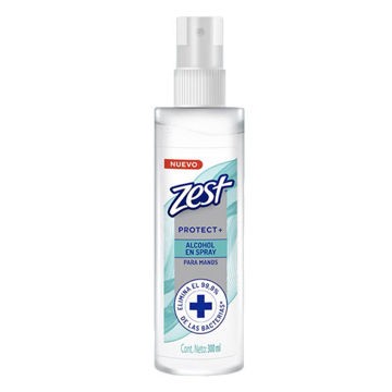 Alcohol Antibacterial Zest en Spray 300 mL