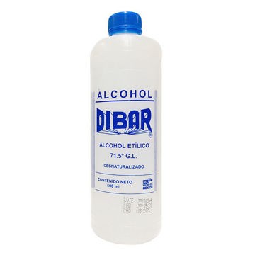 Alcohol Etilico Dibar 500ml al 71.5%