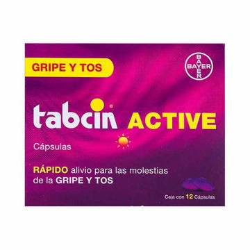 Antigripal Tabcin Active Caja de 12 capsulas