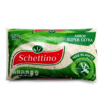 Arroz de grano largo Schettino al 5% Bolsa de 1 Kg