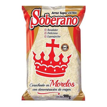 Arroz Morelos Soberano Bolsa de 900 g