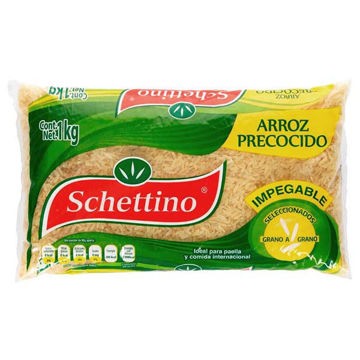 Arroz precocido Schettino Bolsa de 1 Kg