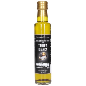 Aceite de oliva extra virgen con trufa Blanca Giuliano Tartufi Frasco de 250 mL