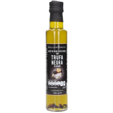Aceite de oliva extra virgen con trufa Negra Giuliano Tartufi Botella de 250 mL