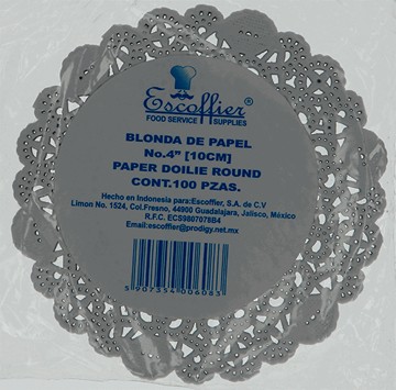 Blonda No. 4 Escoffier Bolsa de 100 piezas