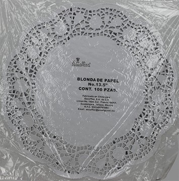 Blonda No.13.5 Escoffier Bolsa de 100 piezas