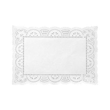 Blonda rectangular 30 x 40 cm Normandy Bolsa de 100 piezas